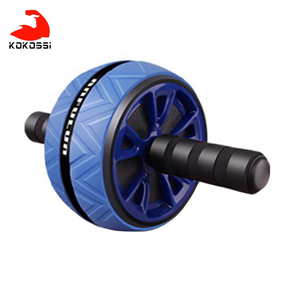 KoKossi-Rodillo Abdominal con alfombrilla, equipo de entrenamiento en casa, gimnasio, boxeo, abdominales, entrenador de ejercicio, herramienta delgada Unisex: 04