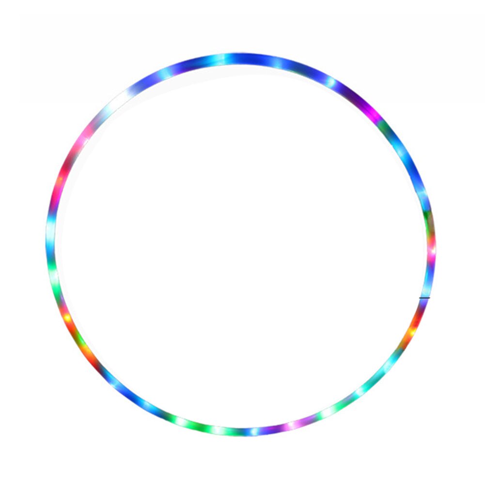 Thuis Indoor Fitness Cirkel Familie Dansen Multi Kleur Veranderende Bodybuilding Uitvoeren Led Light Sport Apparatuur Vet Verlies: Blauw