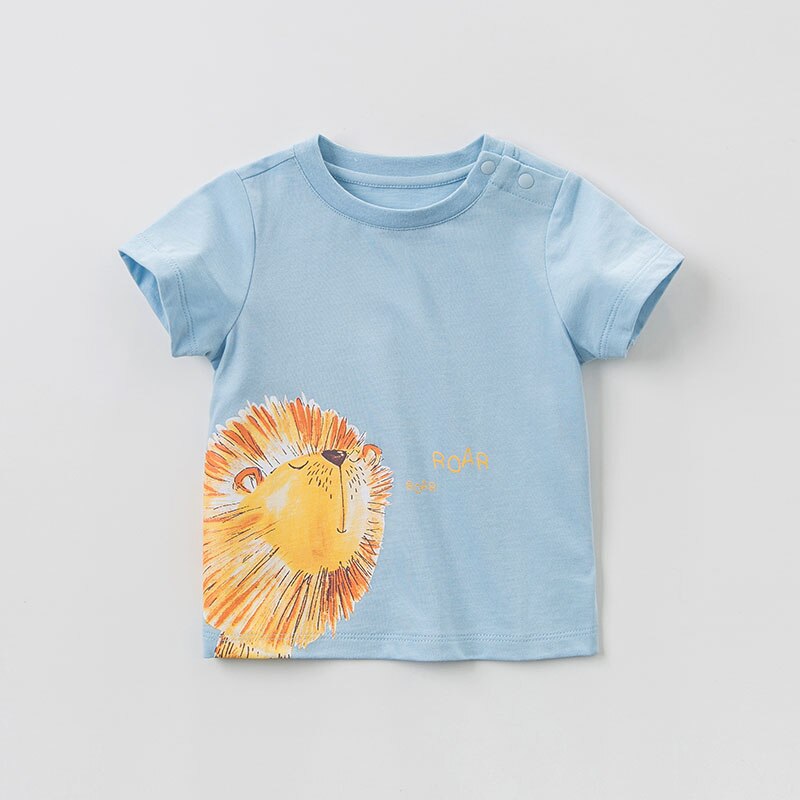 Dbm 10603 dave bella zomer baby jongenskleding kinderen print t-shirt baby peuter trui kinder t-shirts