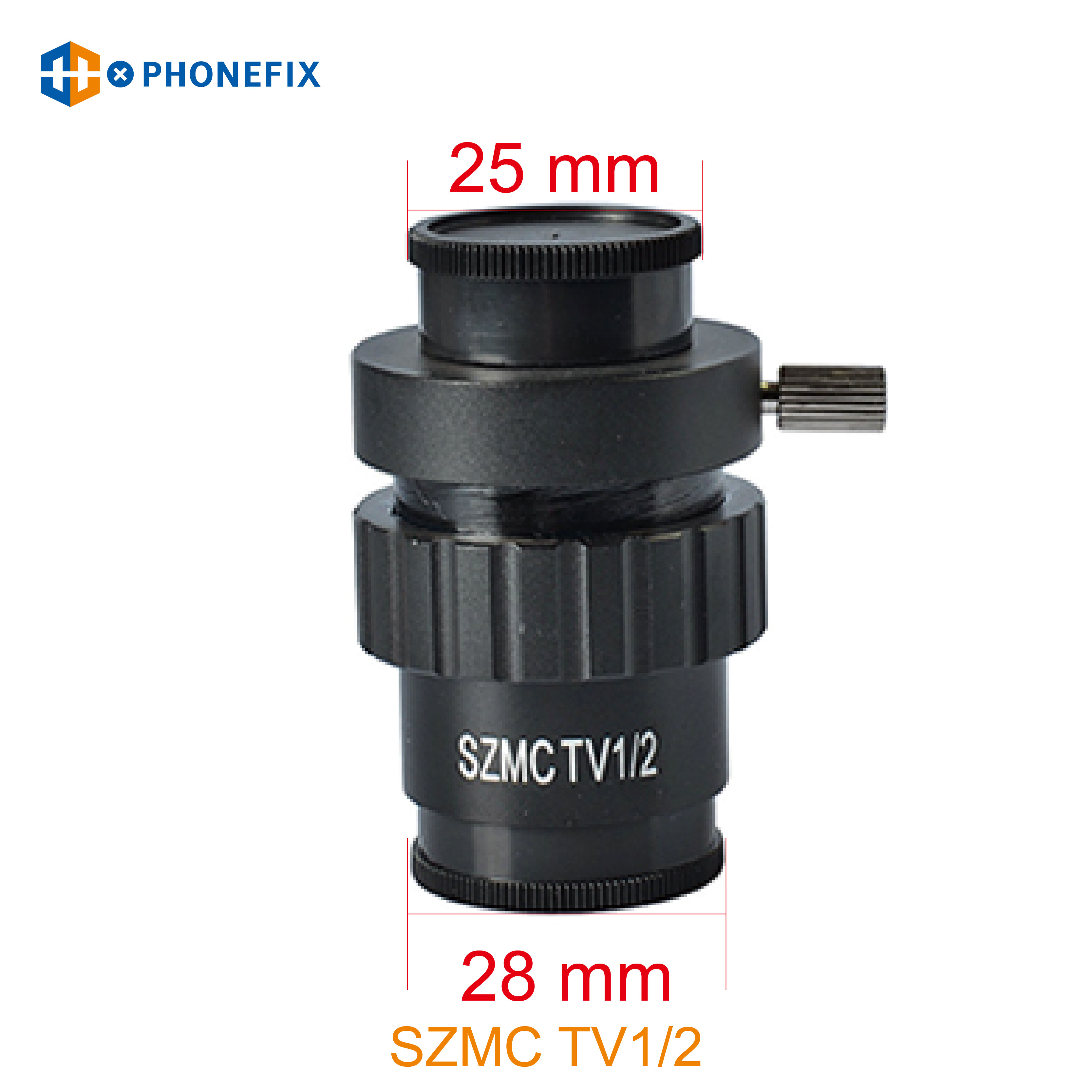SZMC TV1/2 TV1/3 CTV C-Mount Adapter for Microscope Industrial Digital Trinocular Microscopio Camera Replacement Accessories