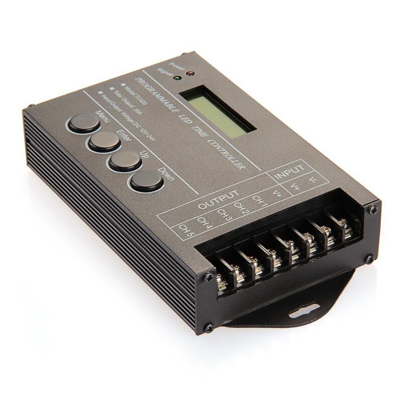 20A programowalny Timer kontroler Dc12-24V do taśmy LED RGB/monochromatyczne paski