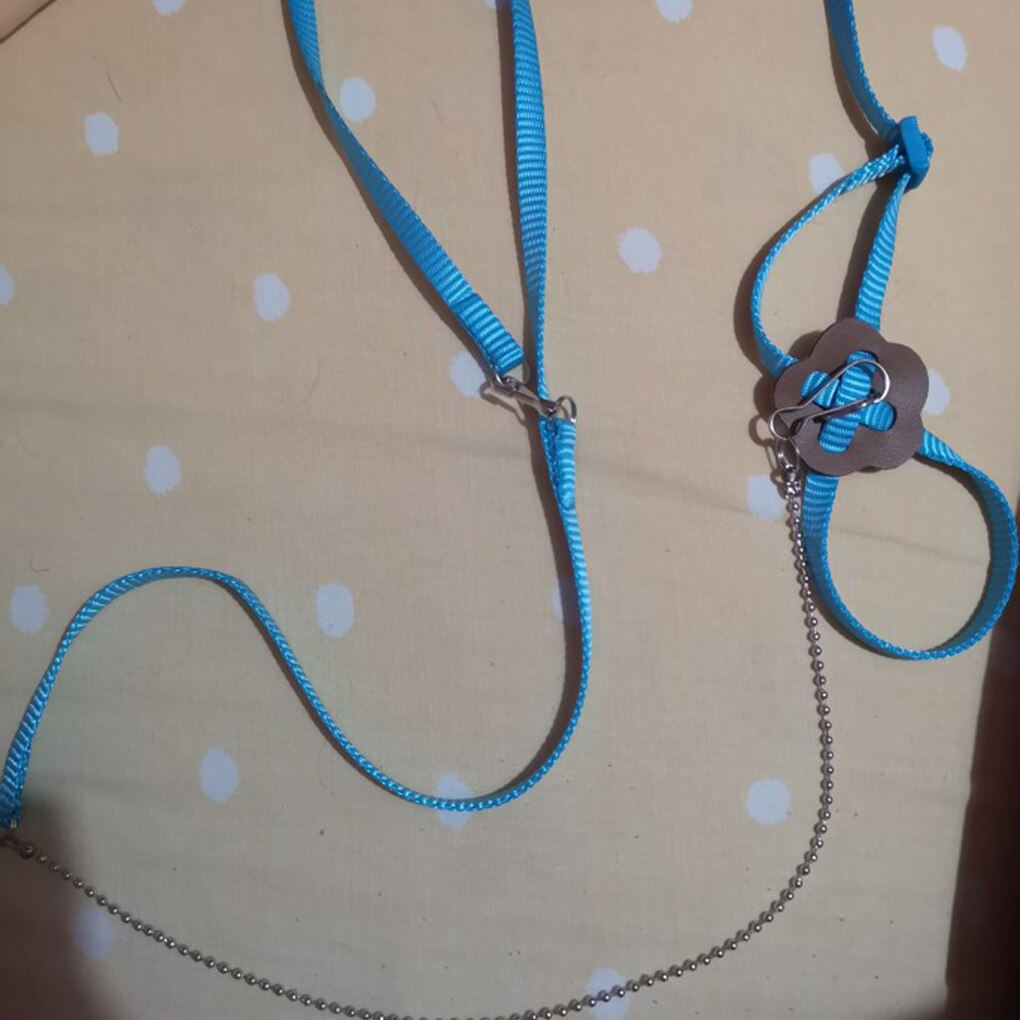 Nylon Pet Harness Leash for Hamster Adjustable Ferret Rat Mouse Bunny Harnesses Vest Lead Rope Leash Guinea Pig Pet Accessories