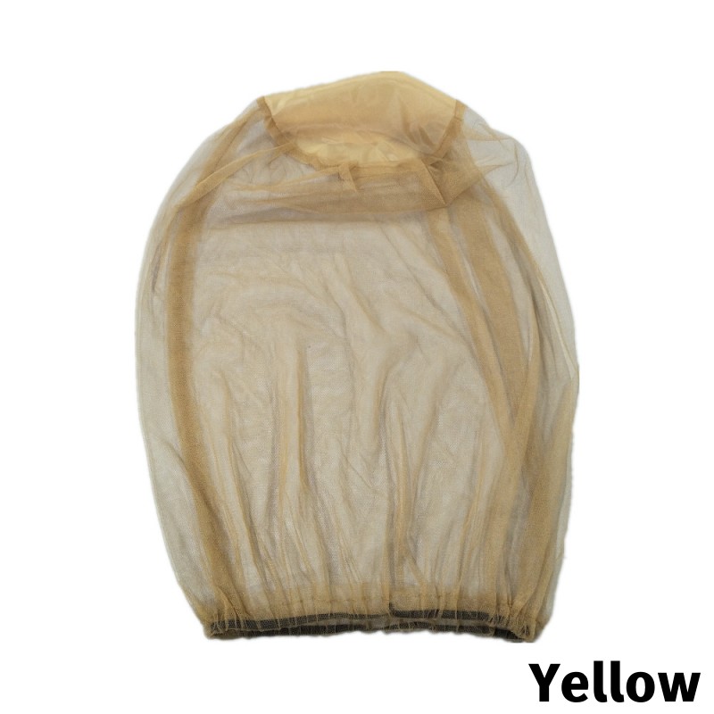 Moskito Biene Insekten Gittergewebe Kopf Gesichts schutz Netz Hütte draussen Anti Mücke Winkel kappe Imkerei Hütte Angeln Sonnen kappe Gittergewebe Maske: Gelb