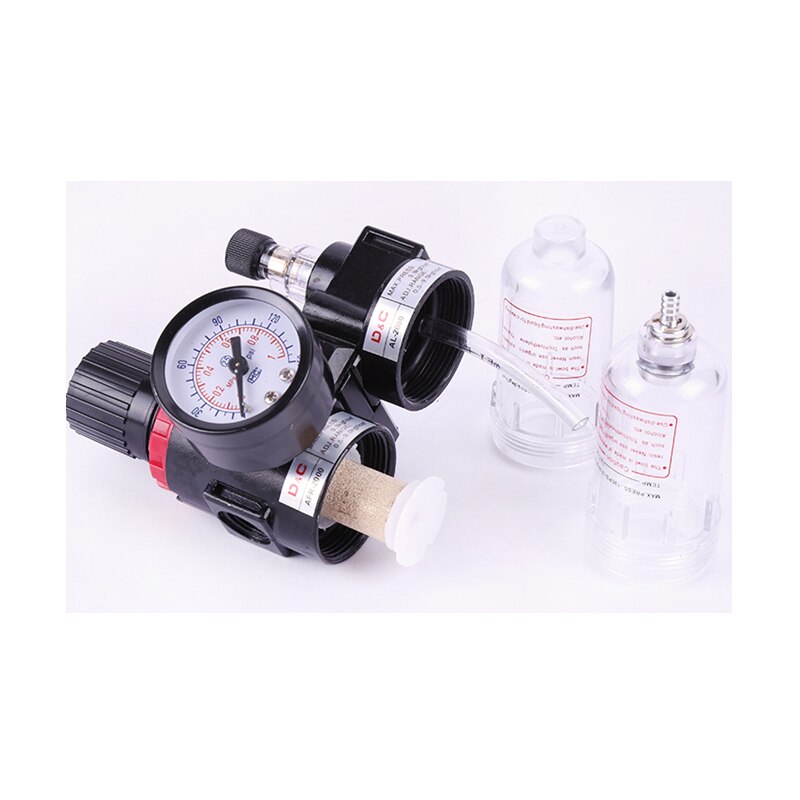 AFC-2000 Pneumatico Filtro Regolatore aria Unità di Trattamento di Interruttori di Pressione Calibro AFC2000 con Il PC di Montaggio per Compressori