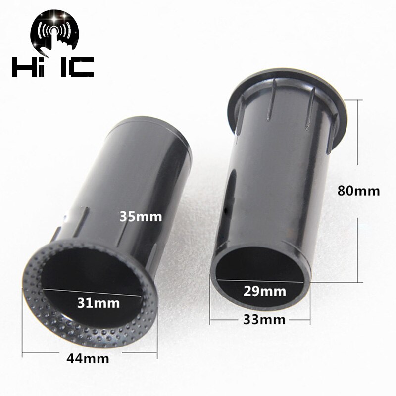 2pcs 35x80mm ABS Speaker Port Tube Bass Reflex Tube 3-5" 3-5 inch Loudspeaker Woofer Vent