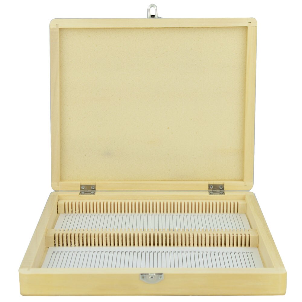 Wooden Microscope Slides Box Storage Case For Microscope Slides Pathological Specimen