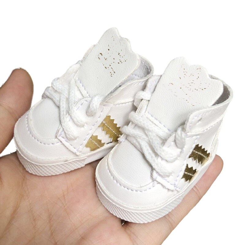 5.3*2.8cm kpl mini-nuken urheilukenkiä 14.5 tuuman nukeille sopivaksi sopivaksi sopivaksi, 20cm pehmoista exo 1/4 bjd-nukelle sopivaa kangaslenkkaria, saappaita, asusteita, leluja