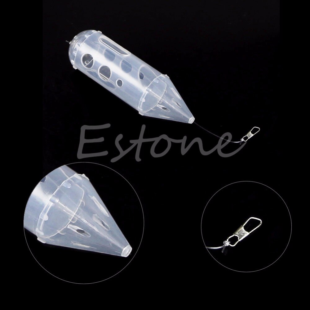 1PC Small Fish Bait Cage Fishing Trap Basket Feeder Holder Catcher For Angler