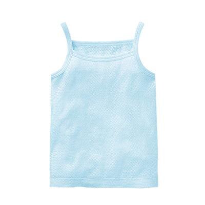 Mesh Baby Band Trui Katoen Vest Leuke Kinderen Jongen Meisje spelen Bottom Ondergoed Zomer Dunne Sectie Gat Pak Voor meisjes: blue / 12m