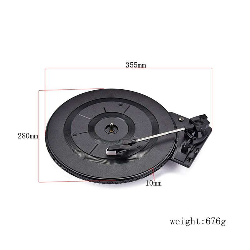 TOCADISCOS de vinilo LP, tocadiscos de 28cm, movimiento pequeño, tocadiscos con lápiz óptico, piezas de accesorios