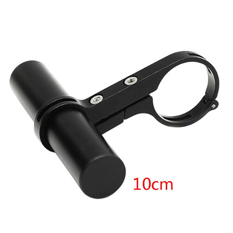 Bike Handlebar Extender,Carbon Fiber/ Aluminum Alloy Clamp Bicycle Handlebar Extension Bracket for Flashlight, GPS, Mobile Phone: black10cm