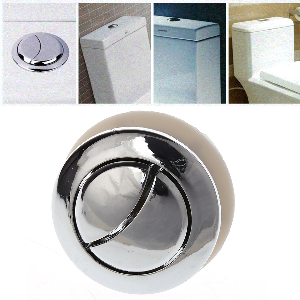 Dobbelt skyl toilettetank-knap nærmestool badeværelse tilbehør vandbesparende ventil