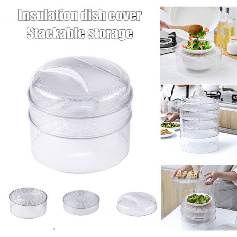Anti-fly Food Storage Box Tabletop Leftovers Storage Box Container Cover Lid Insulation