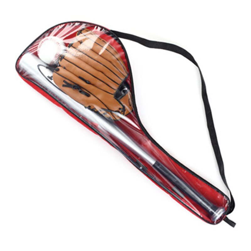Spiele Ich bin freien freundlicher Sport Spielzeug Baseball mit Tragetasche Aluminiumlegierung Holz Schläger, Pu-leder Handschuh, 9 &#39;&#39;Weiche Baseball Spielzeug