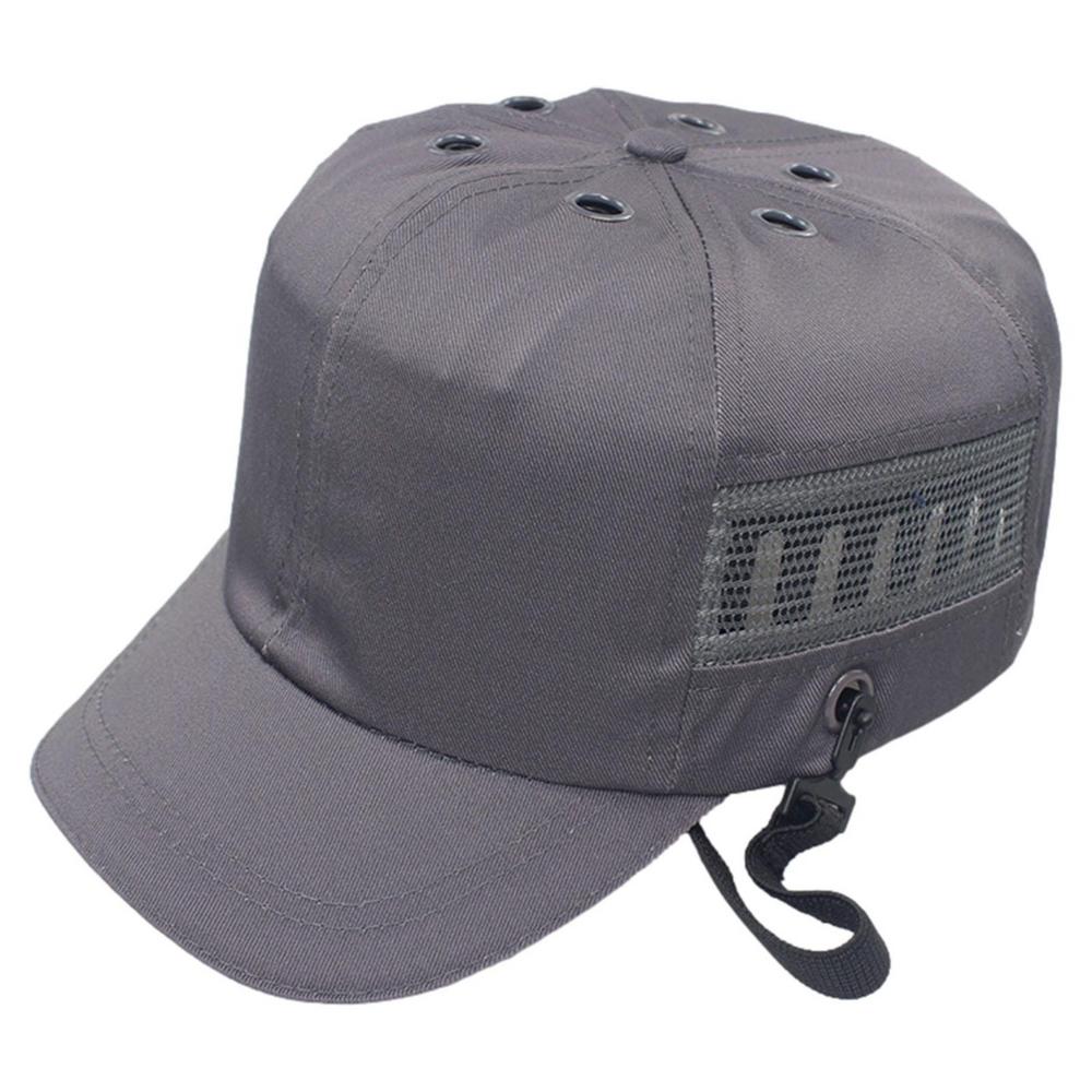 Bicycle helmets baseball caps antique collision protection caps helmets for men women adjustable head circumference bicycle helmet 52-58cm: Dark grey