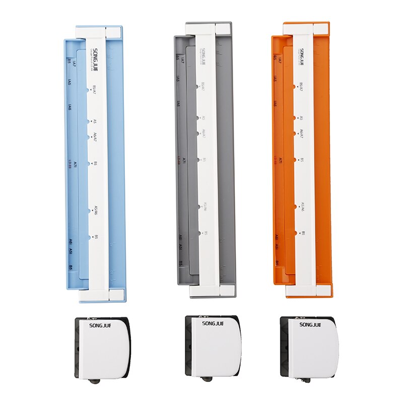 Multi-Functionele Puncher 9-Gat B5 Puncher 6-Perforator A5 A6 A7 Vaste Clip Bos Bos blade Punch Diy Handleiding Puncher