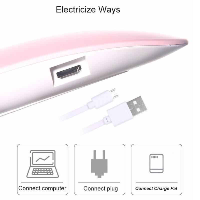 Mini Nail Led Lamp Draagbare Uv Led Nail Lamp 6W Voor Drogen Gel Polish Set Micro Usb-poort Curing machine Art Gereedschap 6W