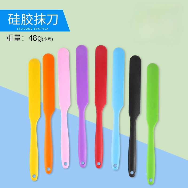 Colorful Good Silicone Scraper Long Scraper Butter Knife Scraper Cake Making Accessories Baking Scraper Tool Cake Scraper Tool