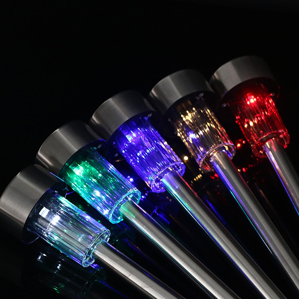 Led Rvs Solar Tuinverlichting Gazon Licht Energiebesparende Solar Lampen Voor Tuin Yard Outdoor Aarding Licht 12 stuks