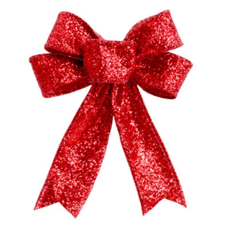 23cm stora röda jul rosett dörr ornament jul prydn... – Grandado