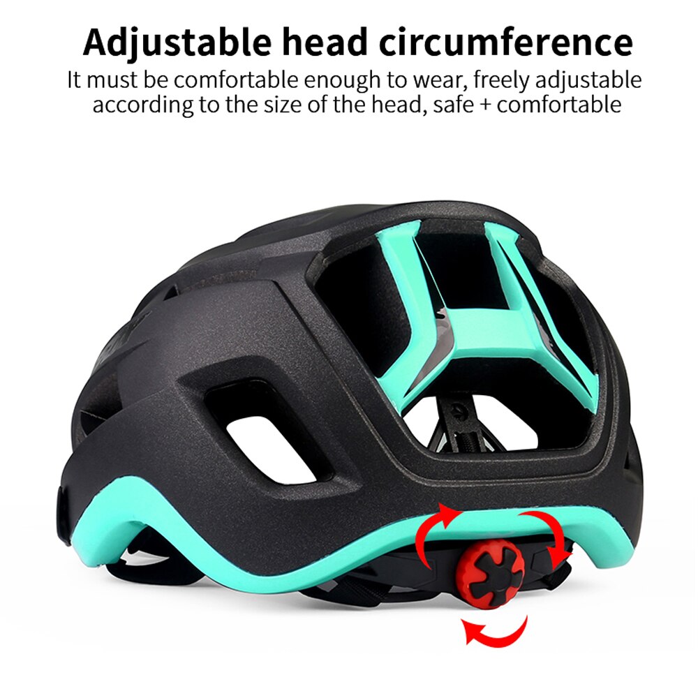 Adult Fietshelm Lichtgewicht Verstelbare Helm Mountain Racefiets Helm Met Afneembare Zonneklep Quick-Release Unisex