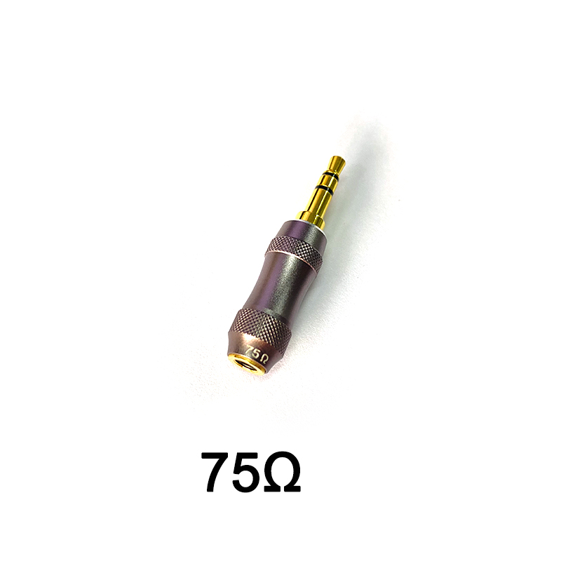 DUNU Adaptador de resistência para fone de ouvido 30Ω 75Ω 200Ω 3,5mm jack Plugue com cancelamento de ruído para MP3 HiFi Player Smartphone PC AMP: CÉU AZUL