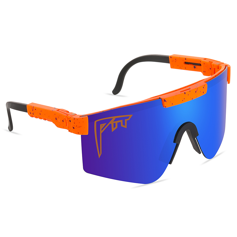 Pit Viper Outdoor Sunglasses Cycling Glasses MTB Sport Goggles UV400 Men Women Bike Bicycle Eyewear Without Box: Dark Khaki