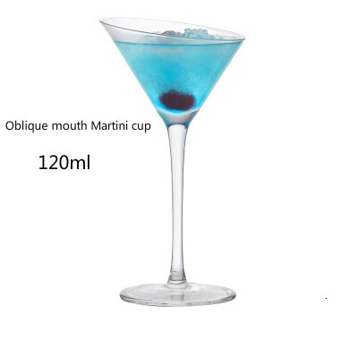 The Cocktail Glass European Household Goblet Drinking Glass Originality Bar Martini Cup Triangle Glass Party Verre Cocktail: F