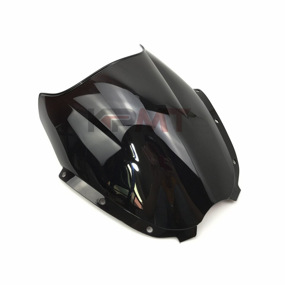 Pare-brise Double bulle pour motos Hyosung GT125R GT250R GT650R GT650S, GT 125R 25R 650R 650S UM V2S-650R 250R: Black