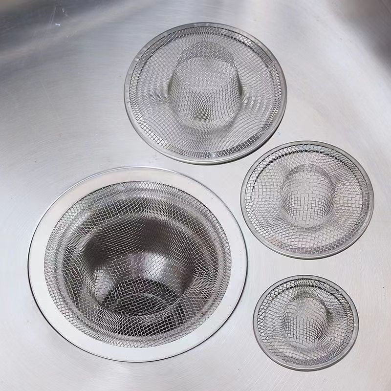 Edelstahl Waschbecken Filter Küche Badezimmer Bodenablauf Mesh Filter Abfluss Korb Abfall Bildschirm Loch Falle Hause Sieb Stopper
