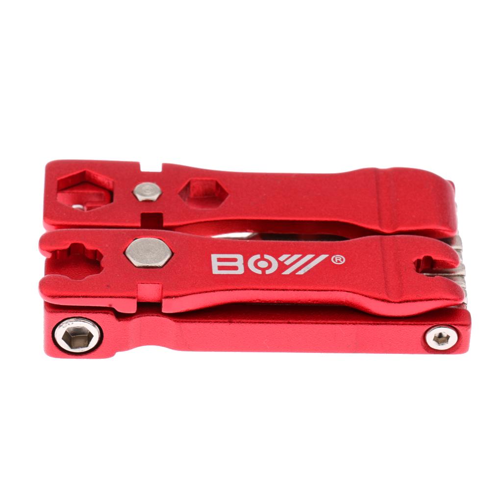 19 in 1 Steel Multi Tool Bike Multitool Combination Repair Tool Compact A Variety of Functions