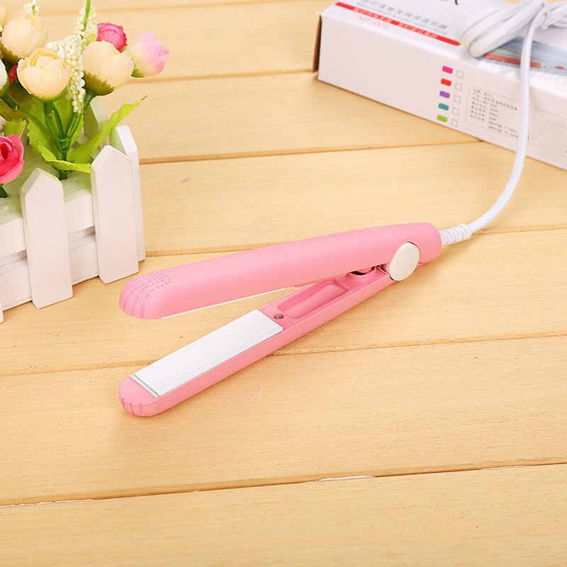 Mini Hair Straightener Ceramic Curling Iron Corrugate Hair Iron Styling Tools Volume Hair Curler