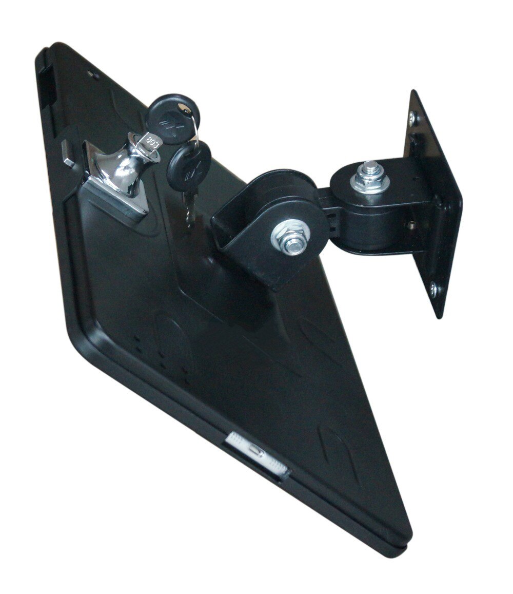 Fit for iPad 2/3/4/air/pro wall mount metal case for ipad stand display bracket tablet pc lock holder support full motion angle