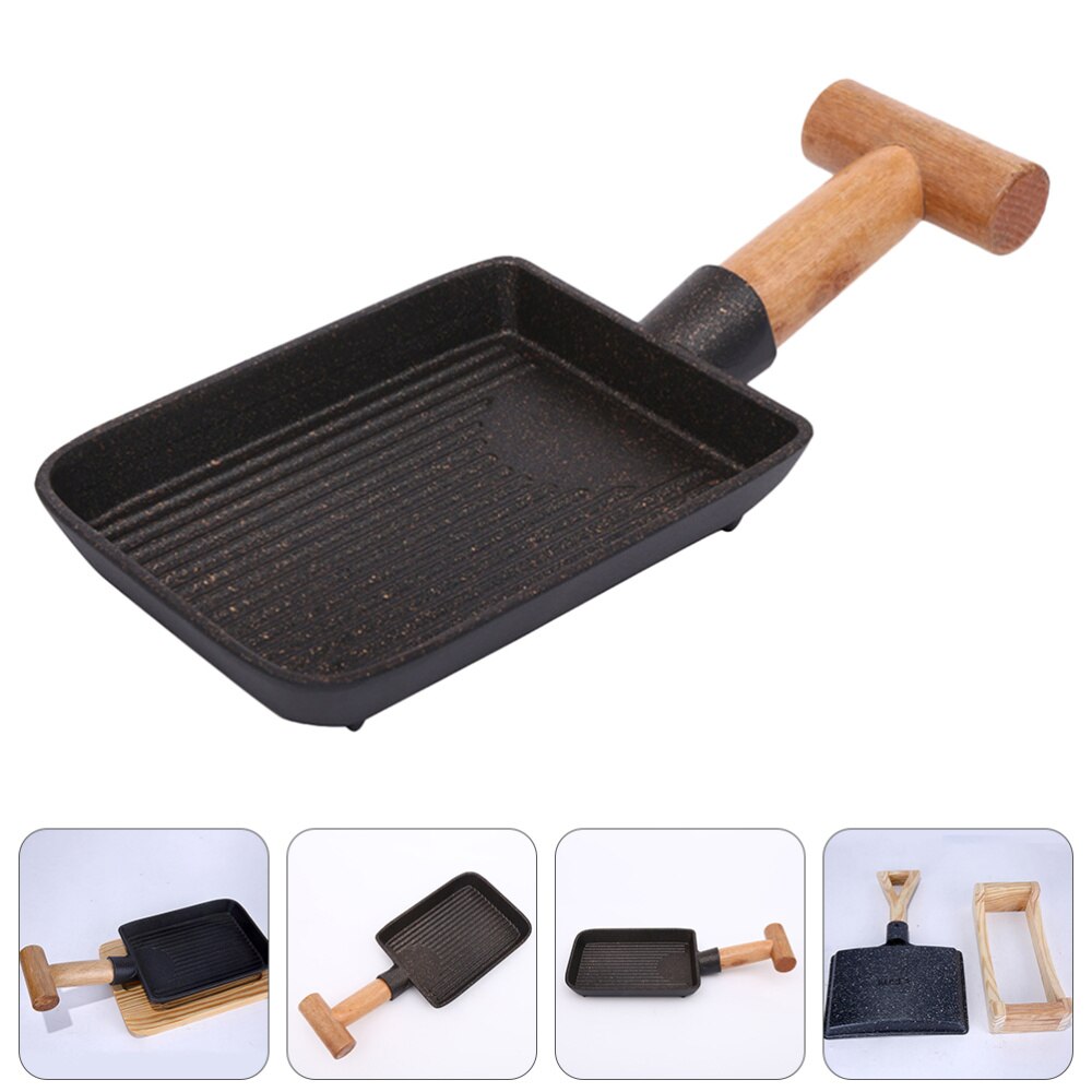 Alloy Frying Plate Shovel Shaped Baking Pan BBQ Frying Tray Kitchen Cookware