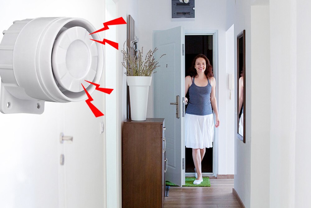 PGST – haut-parleur à sirène filaire, jack 3.5mm, pour système d'alarme de sécurité domestique sans fil, PG107, PG106, PG105, PG103