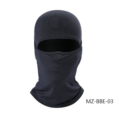 HEROBIKER-pasamontañas de LICRA para motociclista, máscara de Moto, Viso, Antivento, transpirable, Nuova: Darkgray-MZ-BBE-03