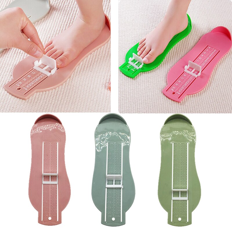 Baby Kid Schoenen Maat Meten Ruler Tool Kind Zuigeling Voet Maatregel Gauge Schoen Peuter Baby Schoenen Fittings Gauge Voet Maatregel