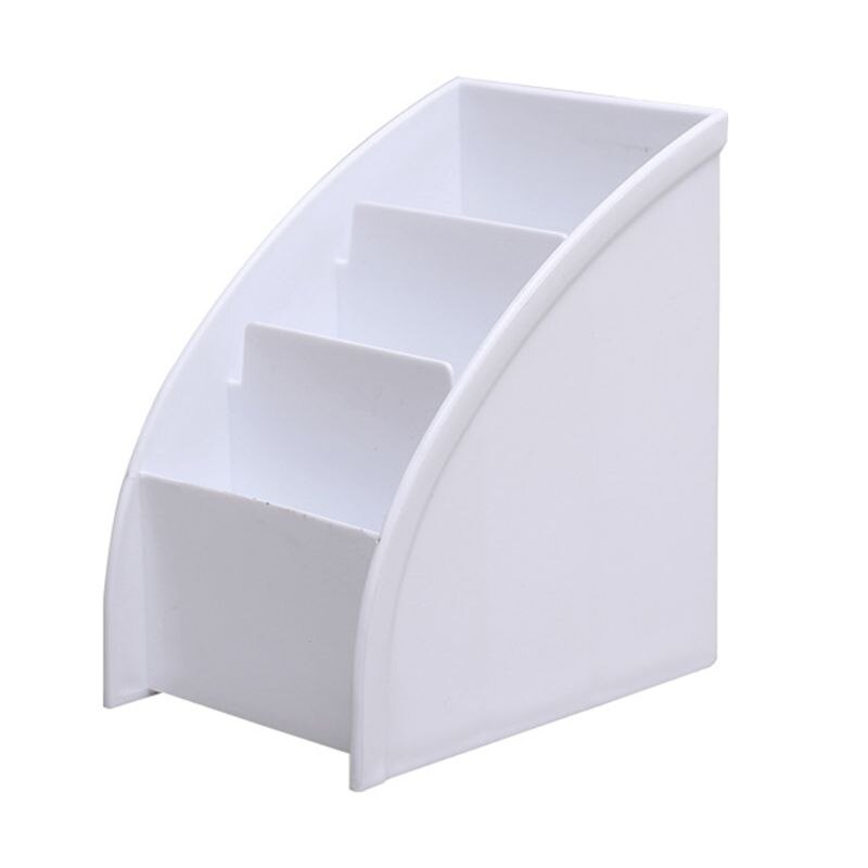 3 Netz Fernbedienung Kasten Kosmetik Schreibtisch Lager fallen Stehen Halfter Büro Schreibwaren Telefon Organizer: Weiß  A