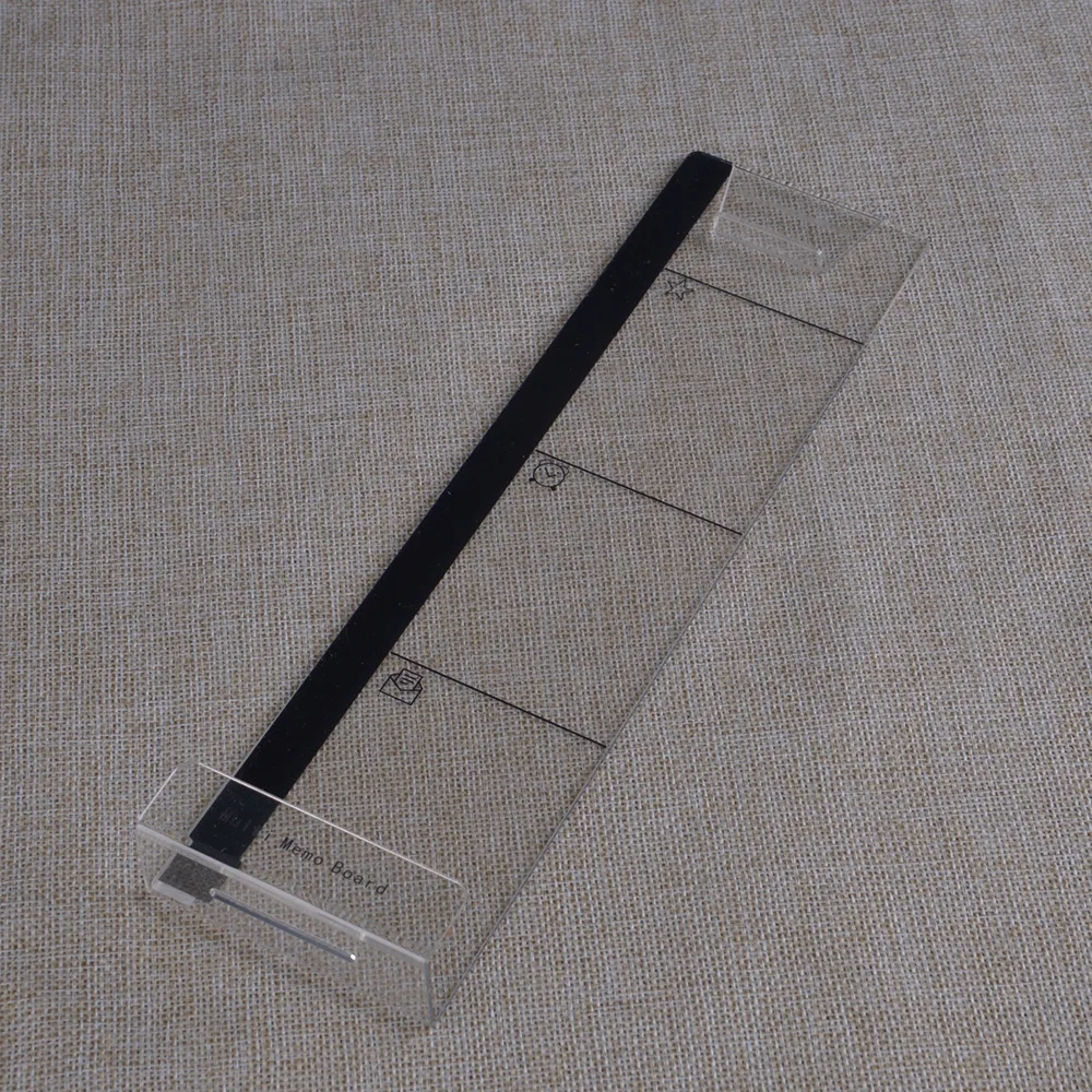 Tableau de mémo de Message de moniteur en plastique pour onglets de Notes autocollantes téléphones écran d'ordinateur moniteurs d'ordinateur panneau latéral planificateur fournitures de bureau