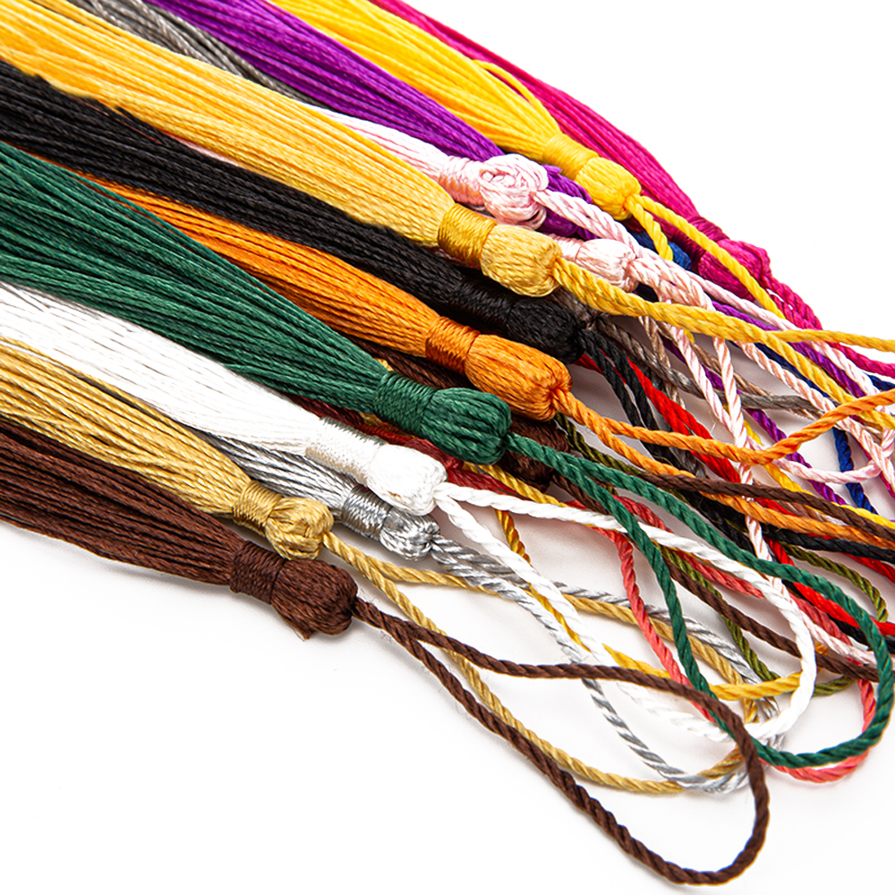 20 unids/lote marcapáginas flecos de borlas para colgantes hechos a mano DIY llavero artesanías accesorios para hacer joyas dijes suministros de Material