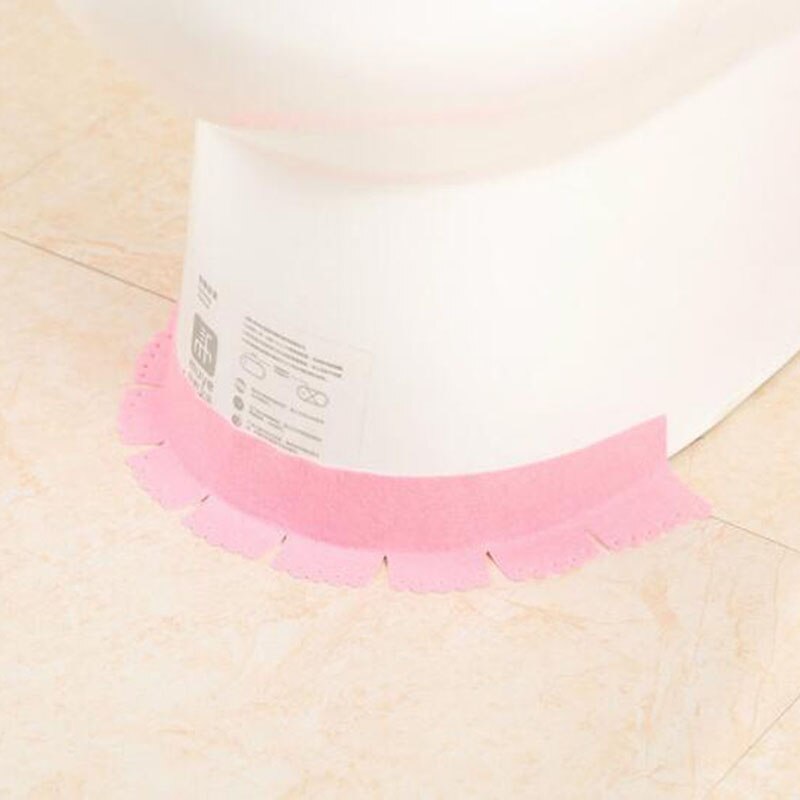 Leuke Wc Seat Anti-Fouling Sticker Cartoon Wc Base Hoek Waterdichte Sink Rand Naad Plint Schild Decoratieve Stickers