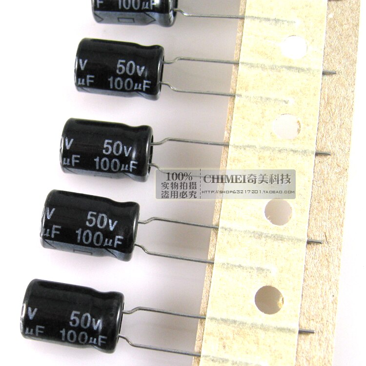 Electrolytic capacitor 50V 100UF capacitor