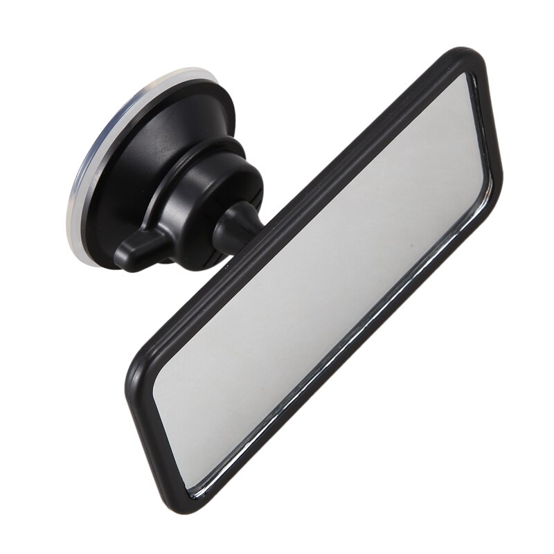 Universal Rear View Mirror - Suction Pad Flat Interior Adjustable Suction Rear View Mirror for Car or Van