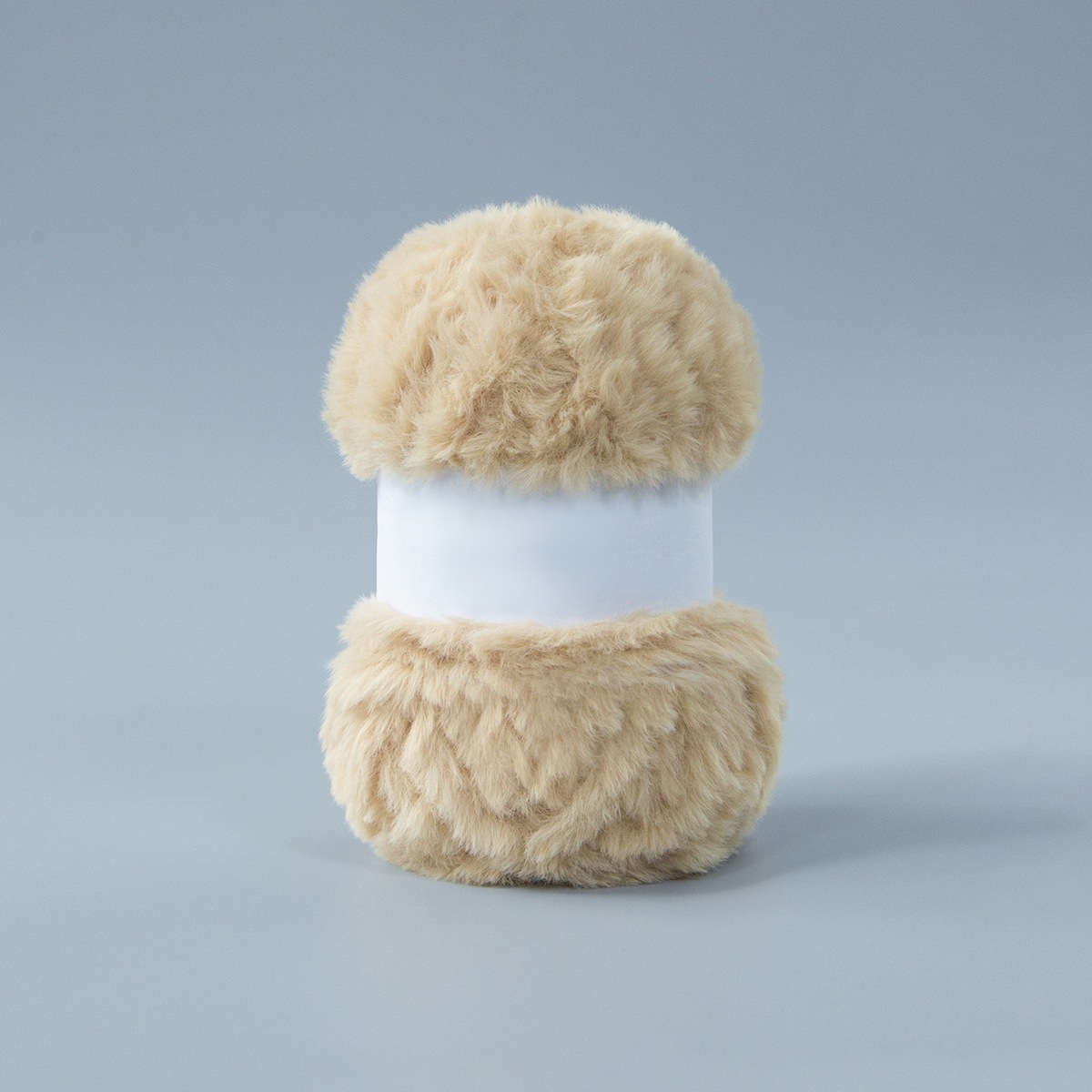 100% polyester100g wool fur yarn rabbit fur thread fur velvet mink-like wool crocheted bag scarf material: Lavender
