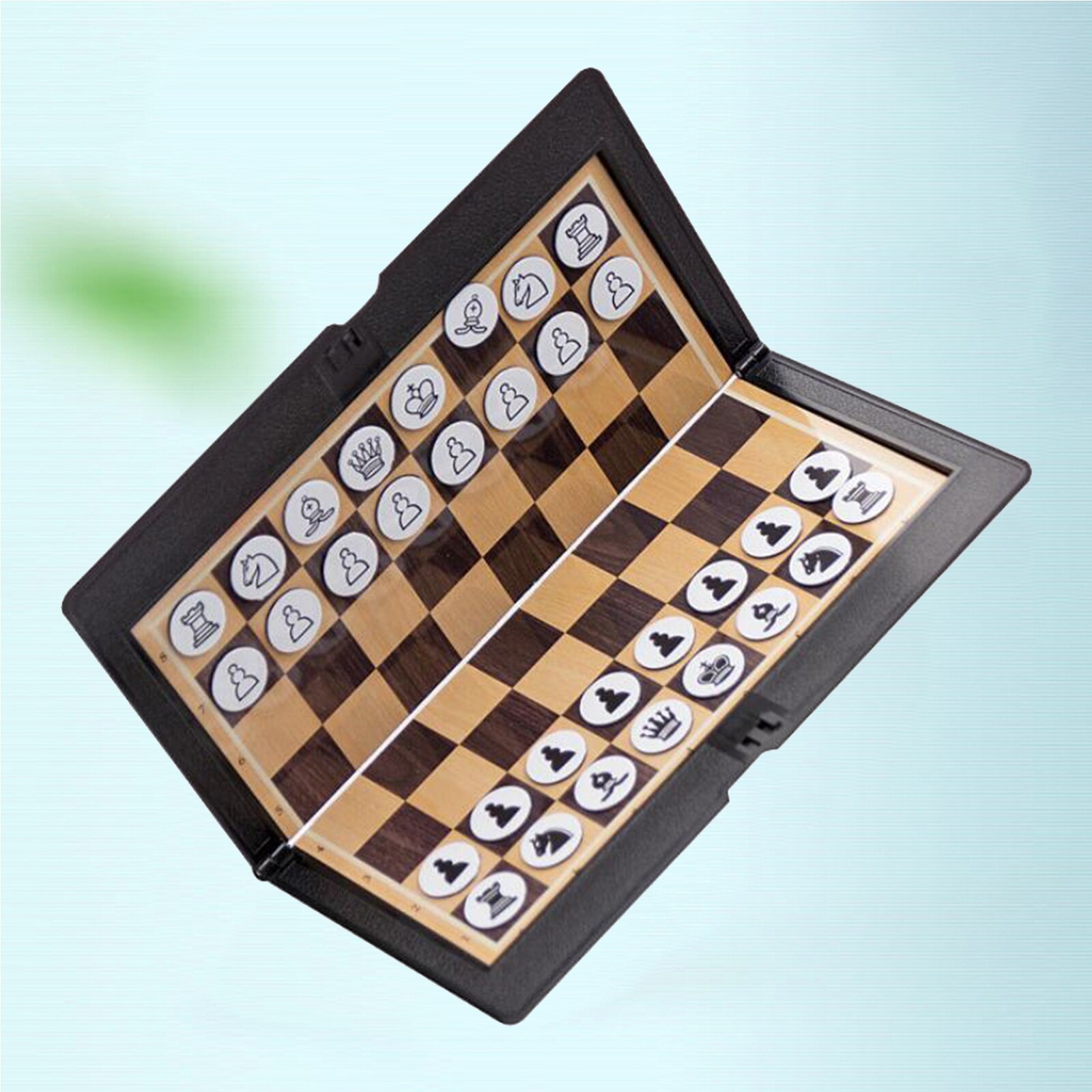 Mini Foldable Magnetic Chess Board Travel Set Portable Board