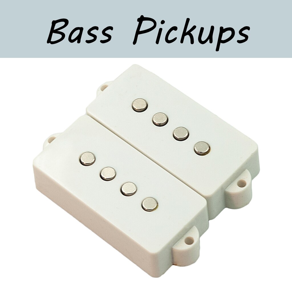 Traditionele Split Open Type 4 String Precisie P-Bass Guitar Pickup Voor Elektrische Basgitaar Onderdelen Wit