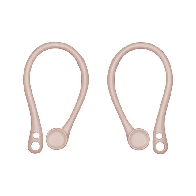 Ear Hooks For Apple AirPods Pro 3 2 1 Ear Hooks Anti Lost Earing Holders For Air Pods Pro EarHooks Ear Tips Earphone Accessories: Pink
