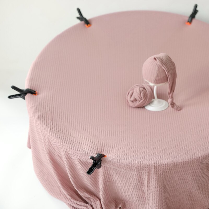 Deken voor baby, newborn fotografie rekwisieten, baby wikkeldoek, baby beddengoed, wieglakens, achtergrond voor foto's, baby hoofdband, elastische wafel