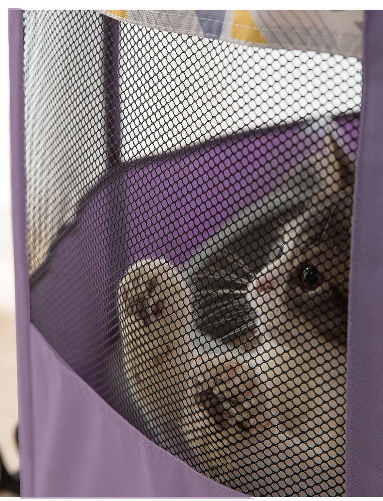 Foldable camping outdoor cat and dog house portable breathable tent round pet production box maternity supplies dog bed fence