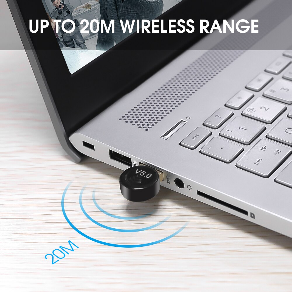 Portable Bluetooth 5.0 Adapter Wireless Receiver Various USB Bluetooth Dongle Receiver For Laptop Mouse Keyboard Accessories